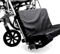 Hermell Products WC2218 Padded Wheelchair Foot Rest, 1 Count (Pack of 1), Black