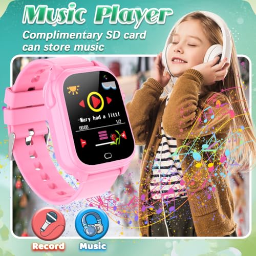 Kids Waterproof Smart Watch for Boys Girls Ages 3-12 with Camera and Games A870