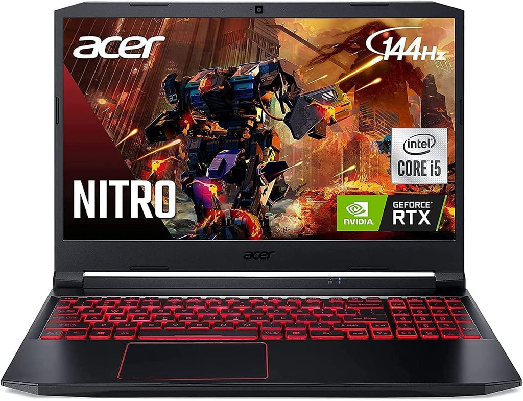 acer Nitro 5 Gaming Laptop 15.6" FHD 144Hz, Intel Core i5-11400H(up to 4.5GHz), GeForce RTX 3050 Ti, 16GB RAM 1TB PCIe SSD, WiFi6 Backlit Keyboard w/Mousepad