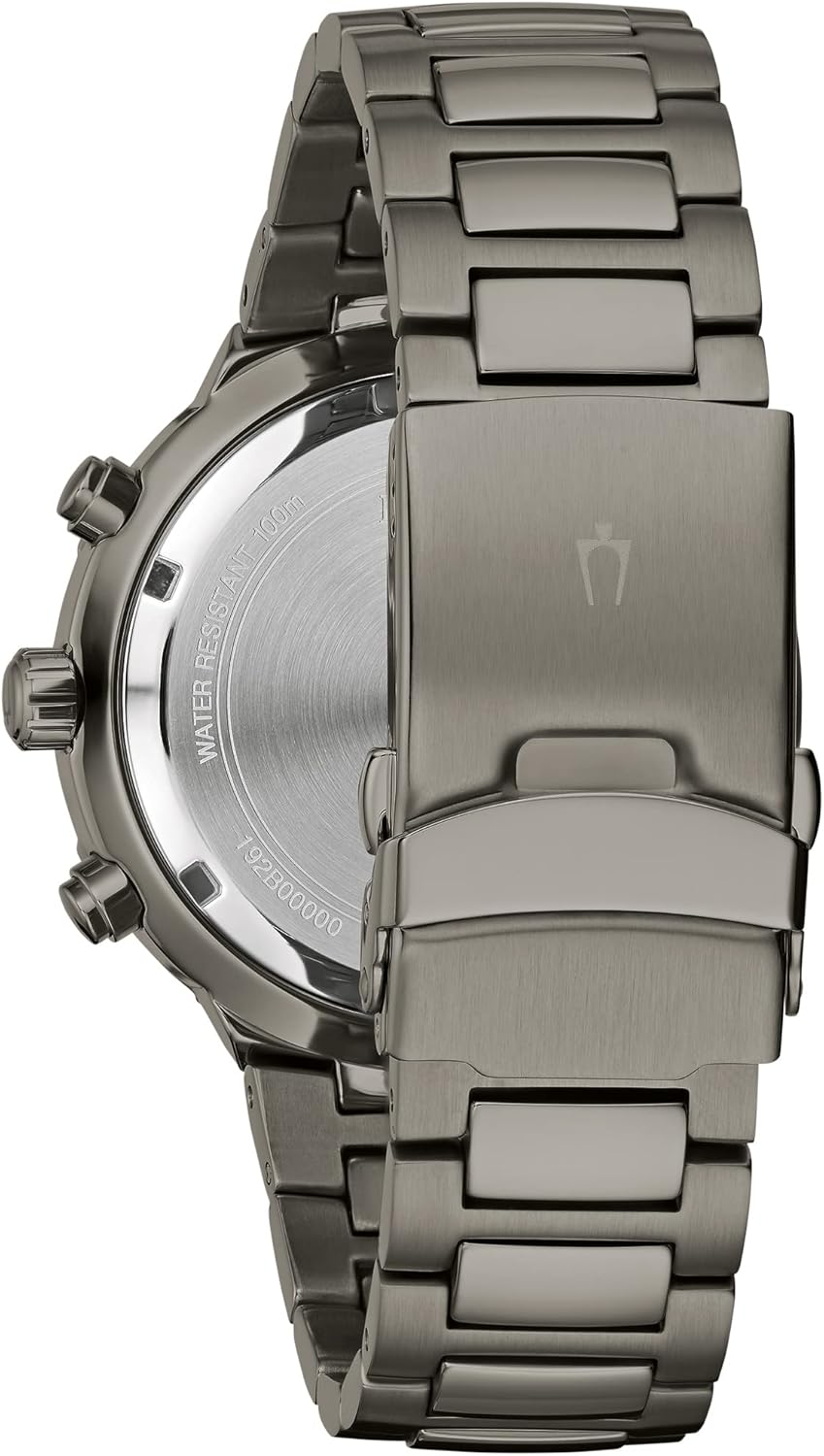 Bulova Men's Classic Sport Black Ion Plated Stainless Steel Chronograph Watch H2295