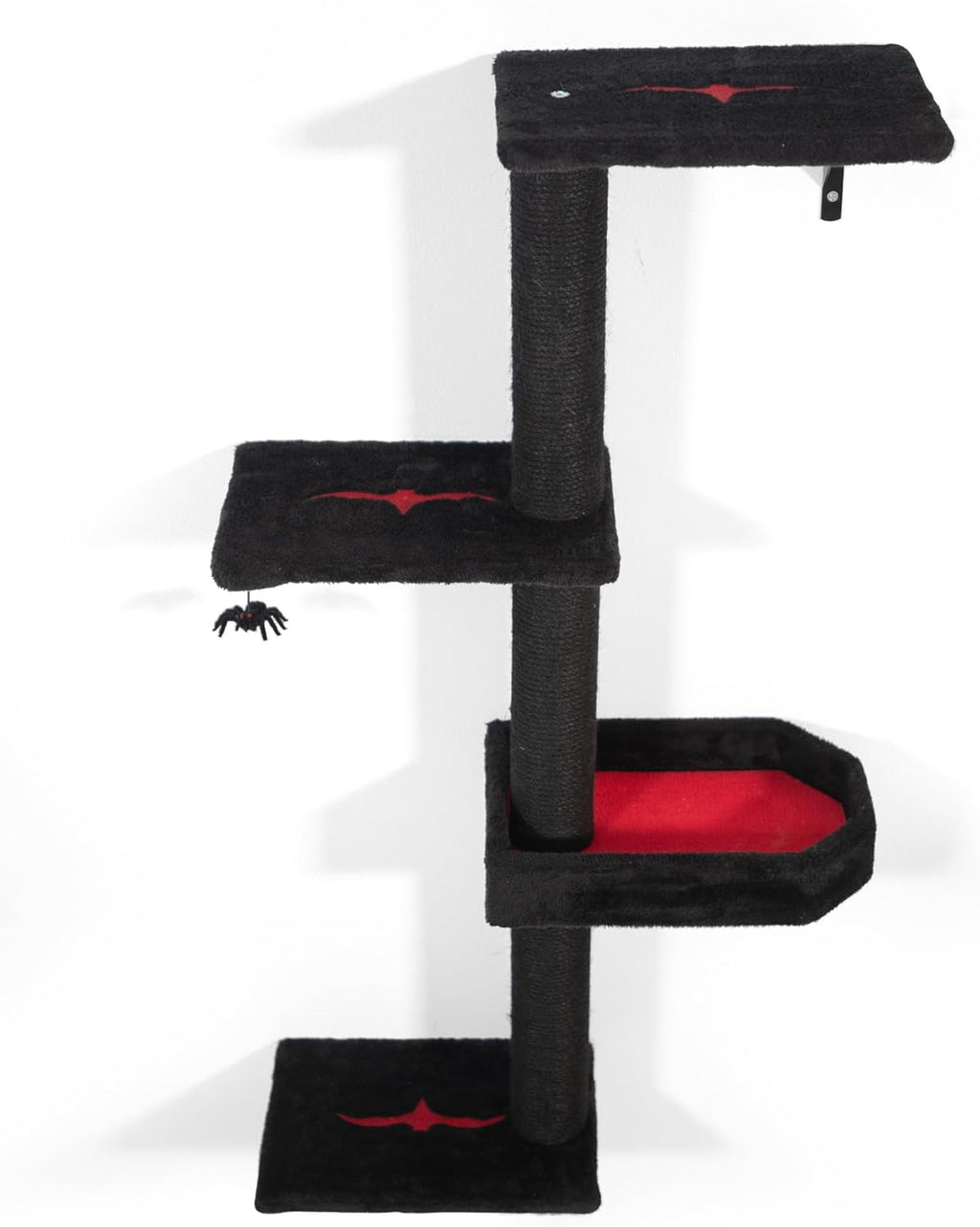 Gothic Wall-Mounted Cat Furniture Set 5-Piece with Shelves, Scratcher & Perch S419