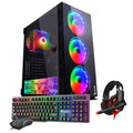 Gaming PC CYCLONIA Tower Computer Desktop - AMD Ryzen 7 5700G Processor Up to 4.6GHz - GeForce RTX 3060 12GB GDDR6-32GB DDR4-1TB SSD - Windows 11 Pro - Wi-Fi & VR Ready
