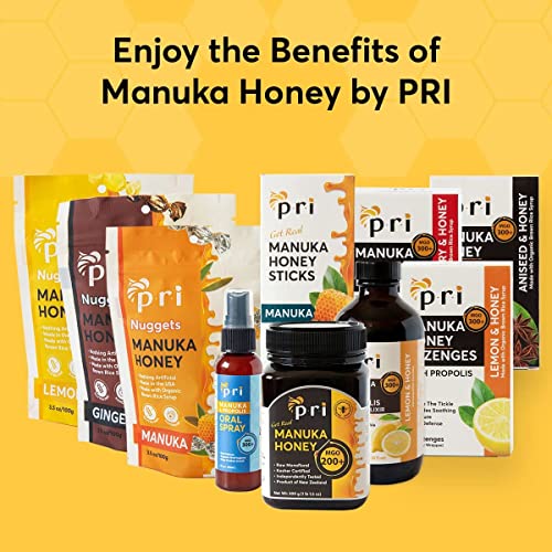 PRI Manuka Honey MGO 60+ Raw Monofloral, 500g A418