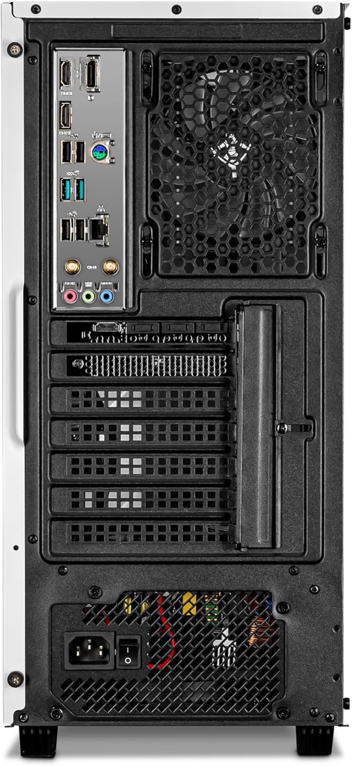 YEYIAN GeForce RTX 4060 Gaming PC, AMD Ryzen 5 7500F, 16GB DDR5, 1TB SSD, Win 11 W63366