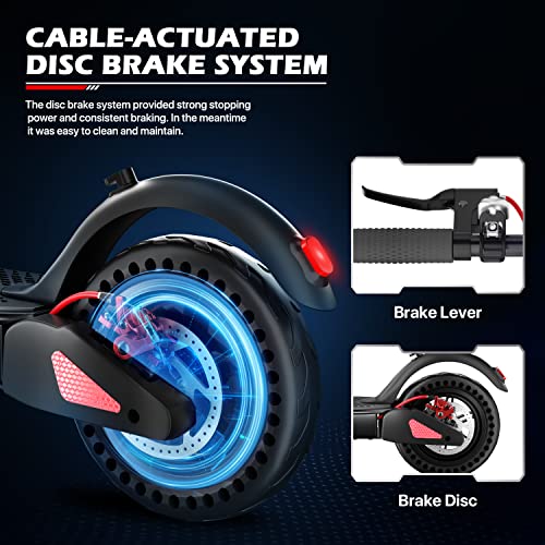 MoNiBloom E-Scooter Electric Folding Scooter with LED Display and Bluetooth APP E53743