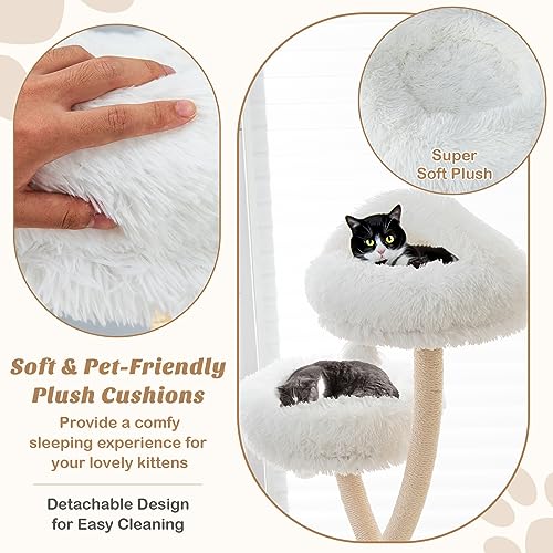 PETSITE 70" Tall Cat Tree for Large Cats with Scratching Posts N631455