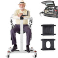 Patient Lift Wheelchair for Home Portable Transfer Chair Lightweight Wheelchair, Car Transfer Lift Transport Chair Adjustable Height Toilet Lift Seat Weight Capacity 330 lbs (Basic Version)