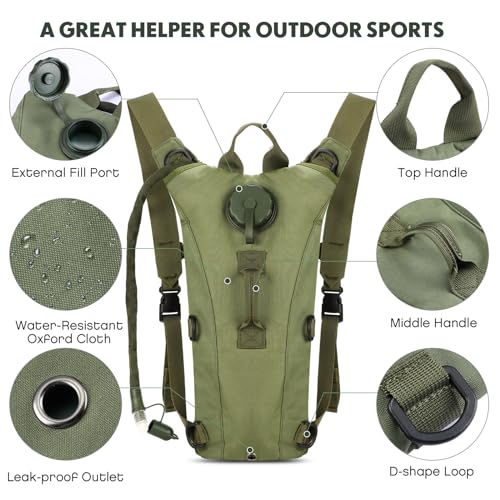 Hydration Pack Backpack with 3L Bladder for Hiking I67928
