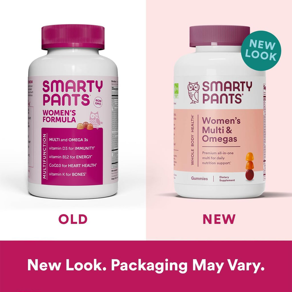 SmartyPants Organic Kids Multivitamin Gummies & Women's Multivitamin Gummies H4563