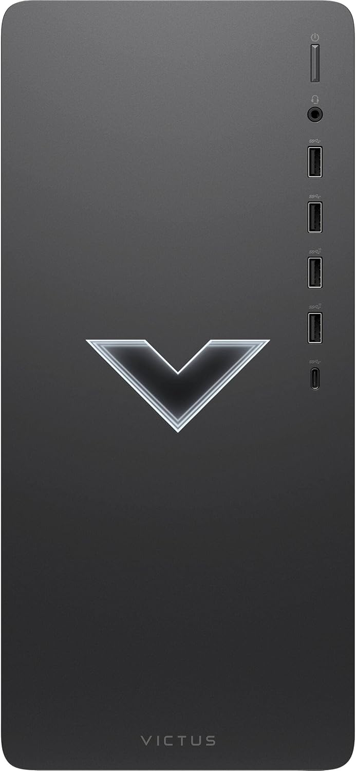 HP Victus 15L Gaming Desktop Computer - 12th Gen Intel Core i7-12700K up to 5.0 GHz Processor, 16GB DDR4 RAM, 1TB NVMe SSD + 1TB HDD, GeForce RTX 3050 8GB GPU, Wi-Fi 6 + Bluetooth, Windows 11 Home