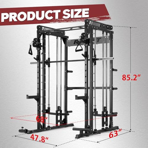 RitFit M1 & M1 Pro Smith Machine with Cable Crossover System for Home Gym Y659852