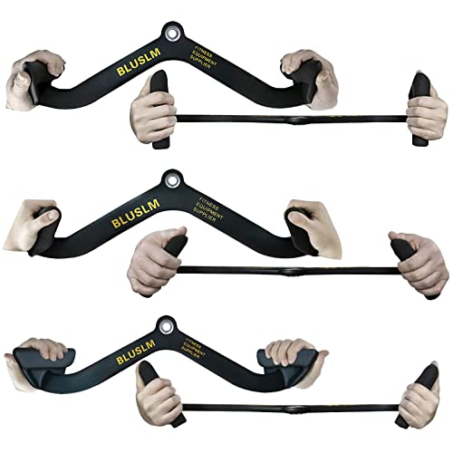 LAT Pull Down Bar for Cable Machine, Tricep Strength Training Handle M7875