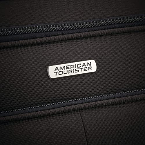 American Tourister Pop Max Softside Luggage 3-Piece Set with Spinner Wheels, Purple R70056