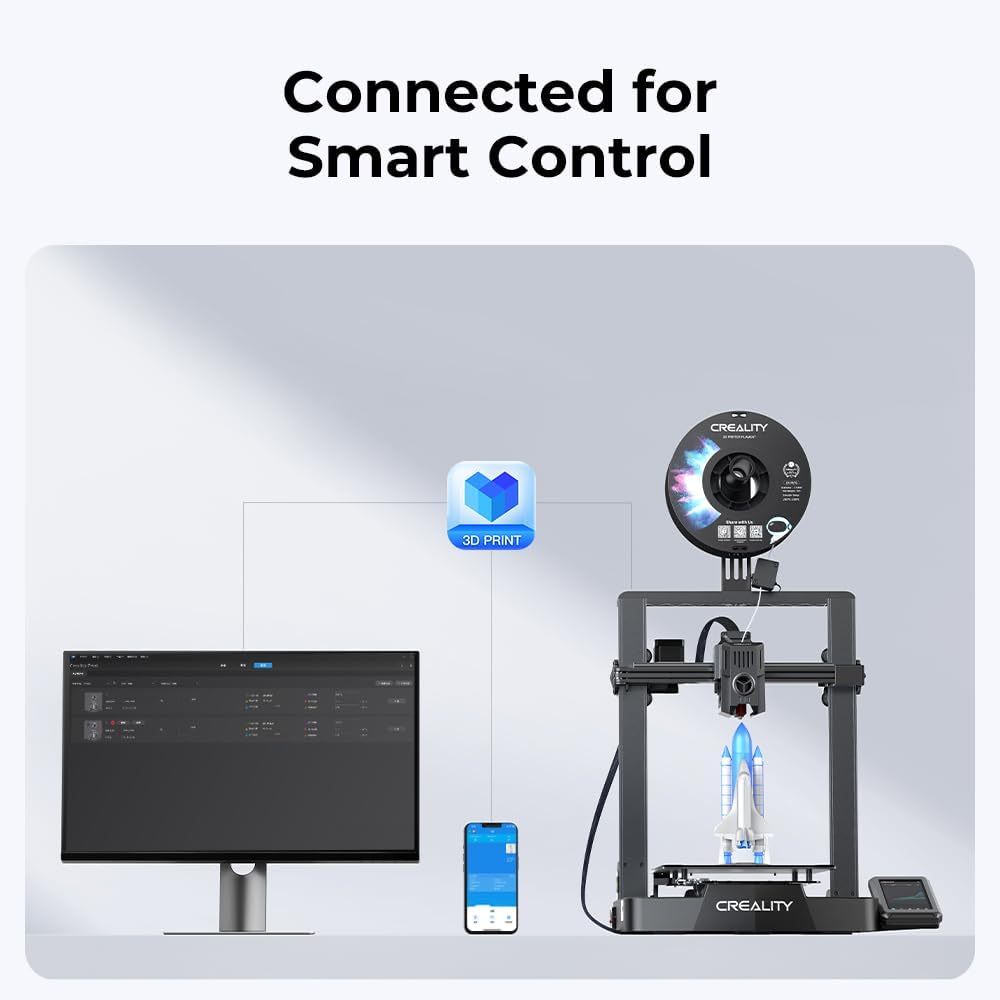 Creality Official Ender 3 V3 KE 3D Printer with 500mm/s Speed and Ceramic Heater Hotend V3180