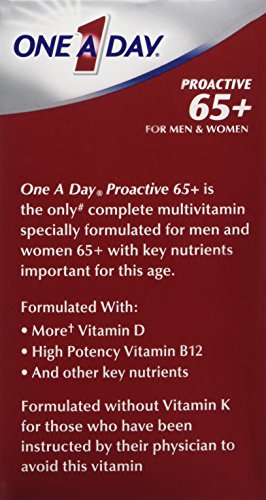 One-A-Day Proactive 65 Plus Multivitamins, 150 Count (Pack of 2) B841334