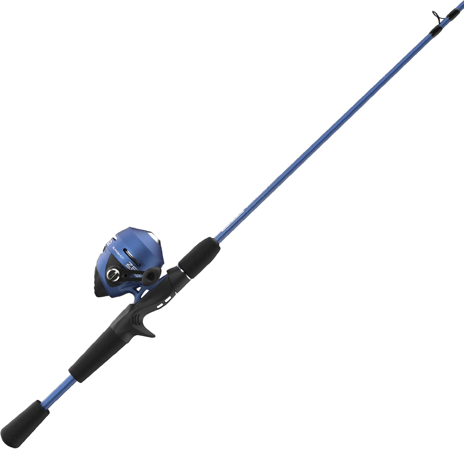 Zebco Slingshot Spincast Reel and Fishing Rod Combo, 5-Foot 6-Inch 2-Piece Pole U50235