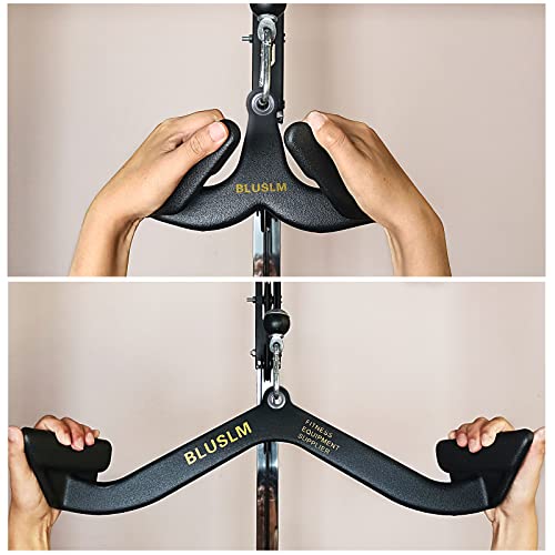 LAT Pull Down Bar for Cable Machine, Tricep Strength Training Handle M7875