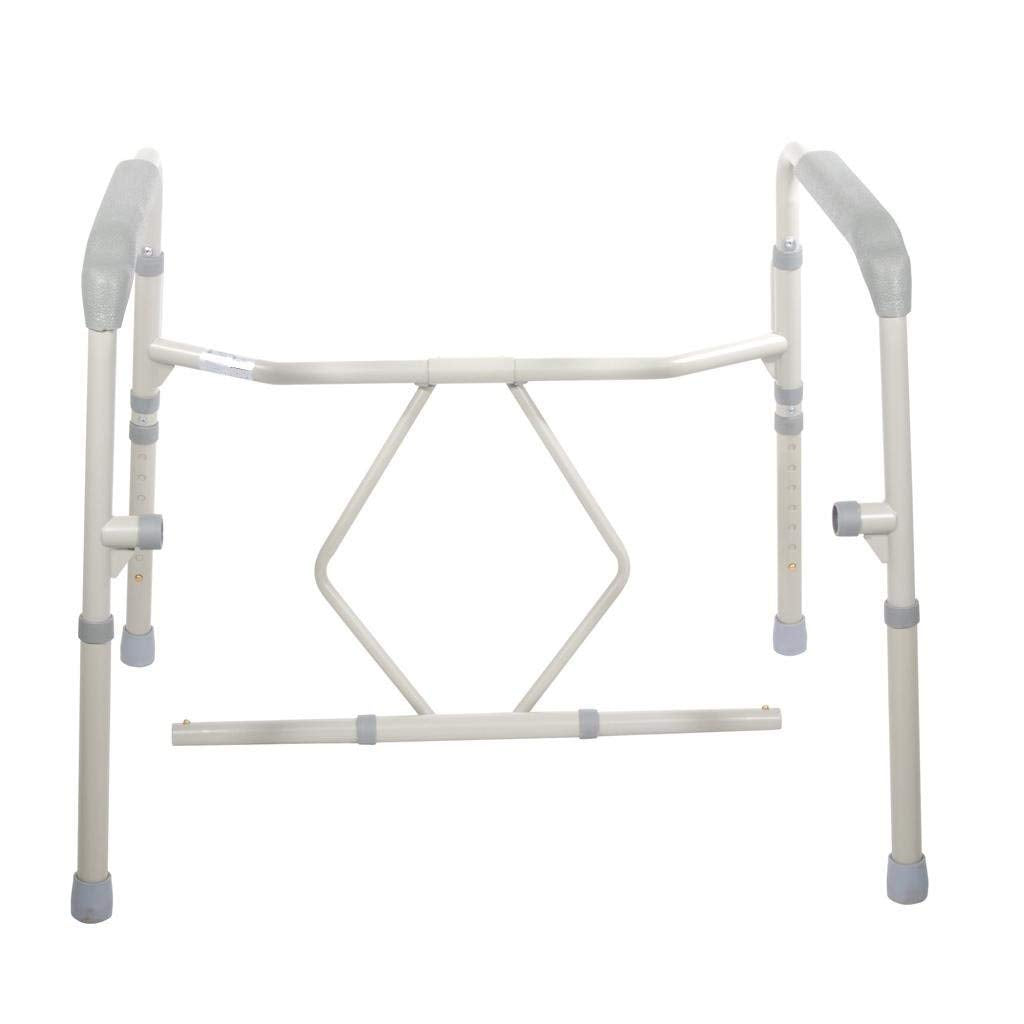 HEALTHLINE Heavy Duty Bariatric Commode Chair, Wide, 650 lbs, Gray C1550