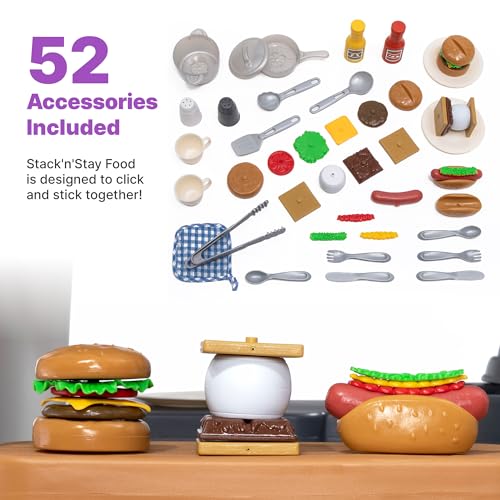 Step2 Adventure Camper Kids Playhouse with Kitchenette, 52 Piece Accessories, Ages 2+ S175074