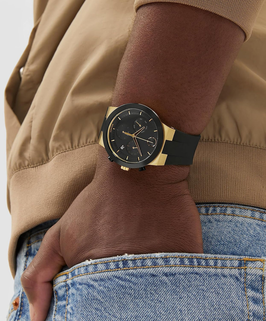 Movado Bold Fusion Men's Watch - Swiss Quartz Chronograph, Silicone Strap, 5 ATM H51926