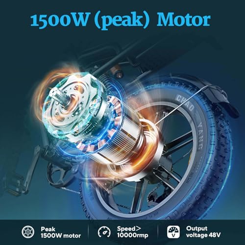 K6 Electric Bike for Adults, 20 x 4 Inch Fat Tire, 750W Motor, 48V Detachable Battery M879