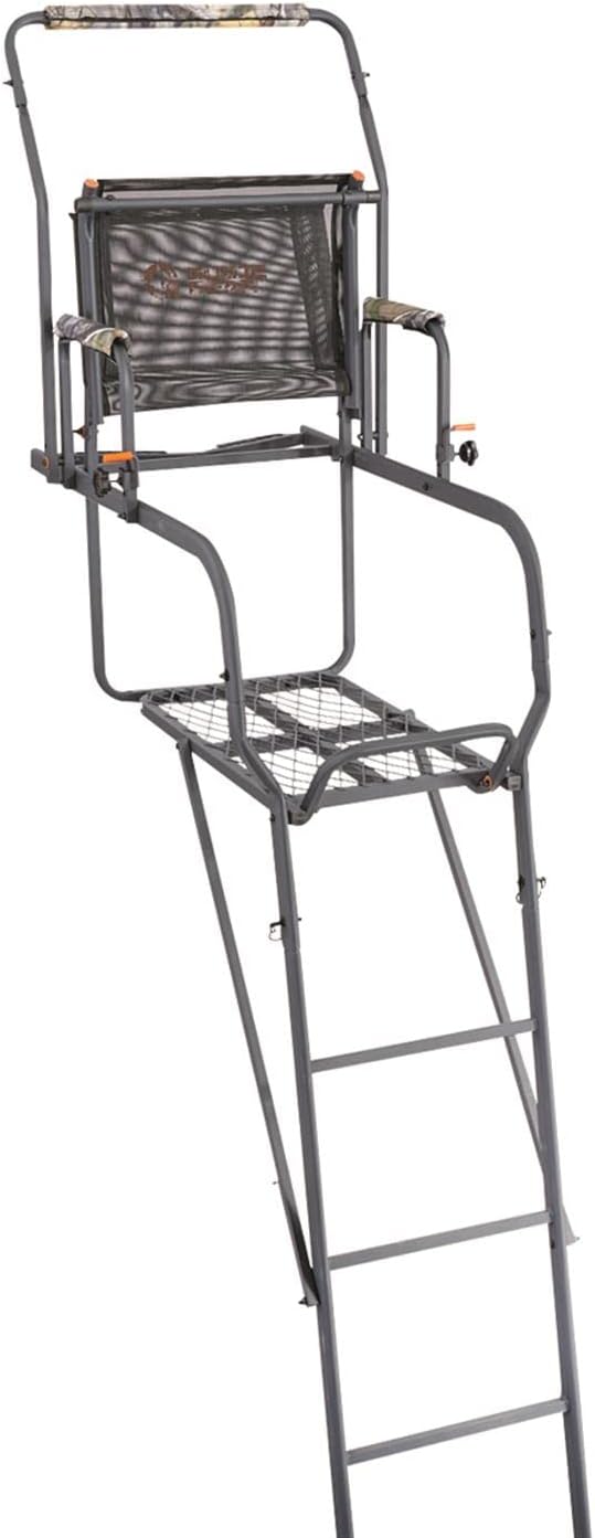 Guide Gear 15.5' Climbing Ladder Tree Stand with Mesh Seat L3573
