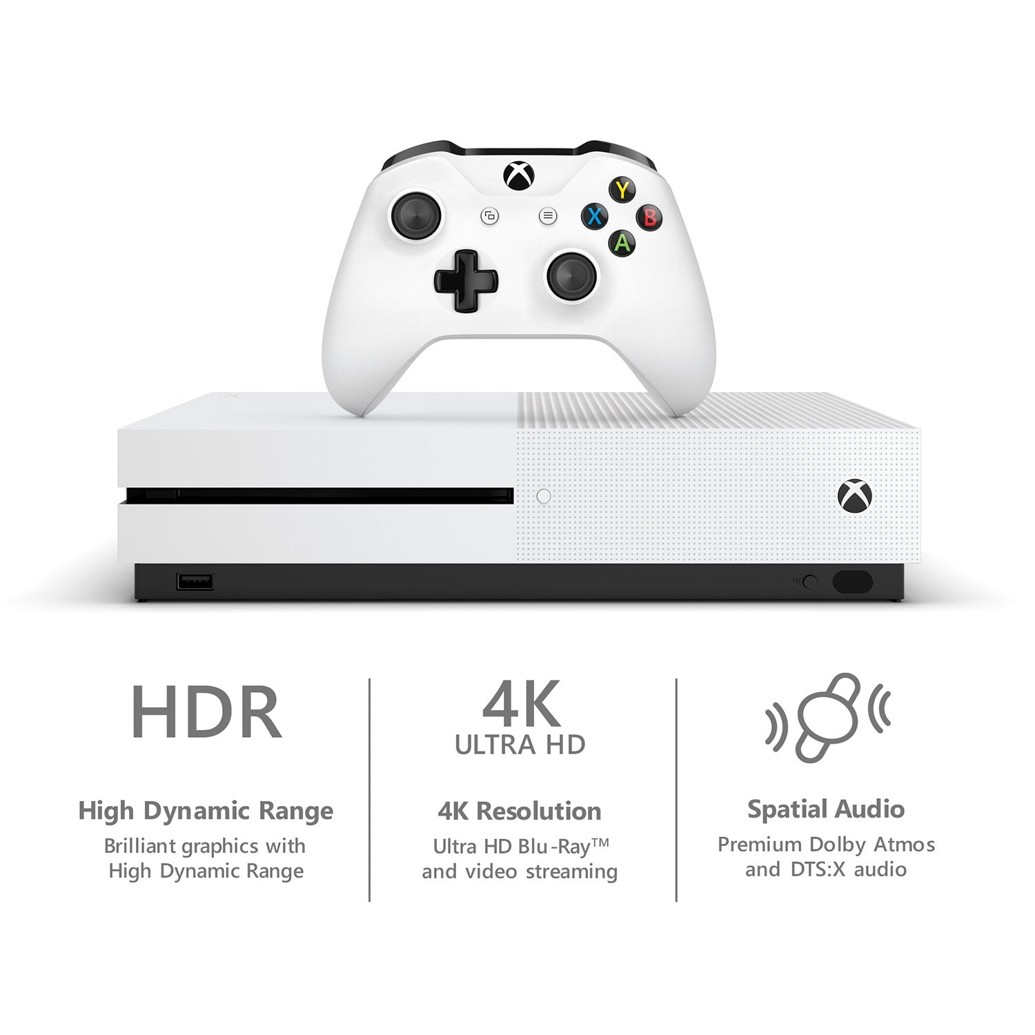 Microsoft Xbox One S 1TB 4K BluRay Console with Titanfall 2 H7327