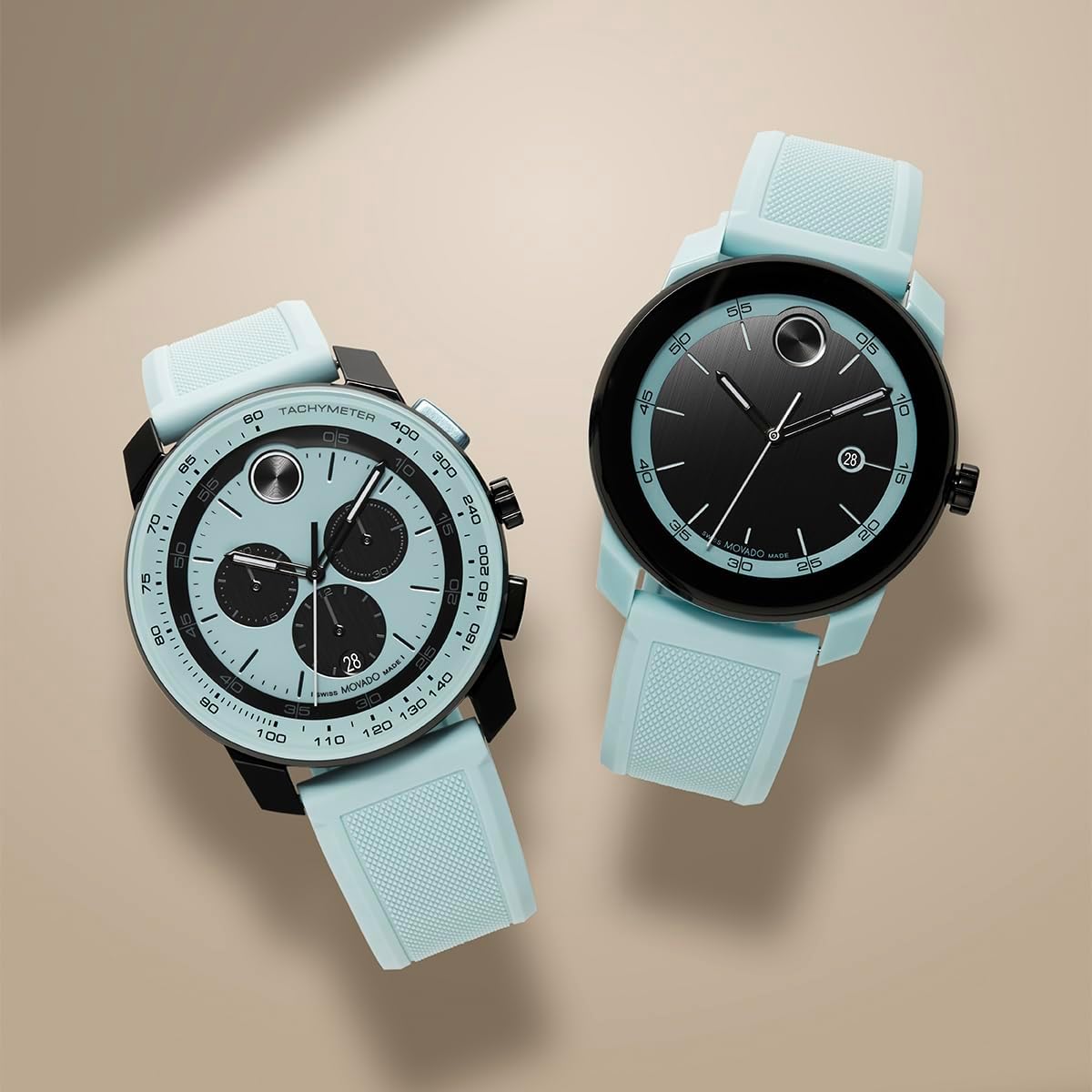 Movado Bold TR90 Men's Sport Watch - Swiss Quartz Chronograph, Silicone Strap, 42mm O902685
