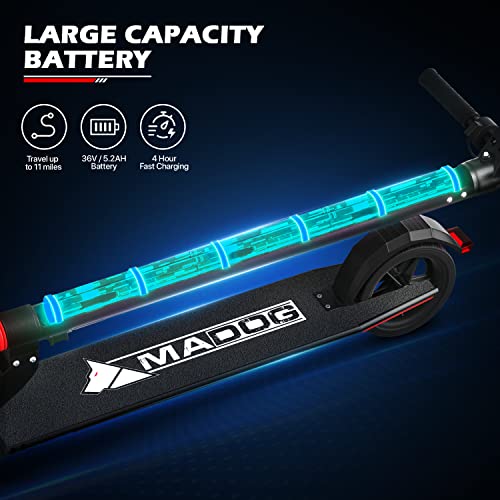 MoNiBloom E-Scooter Electric Folding Scooter with LED Display and Bluetooth APP E53743