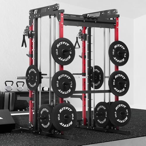 RitFit M1 & M1 Pro Smith Machine with Cable Crossover System for Home Gym Y659852