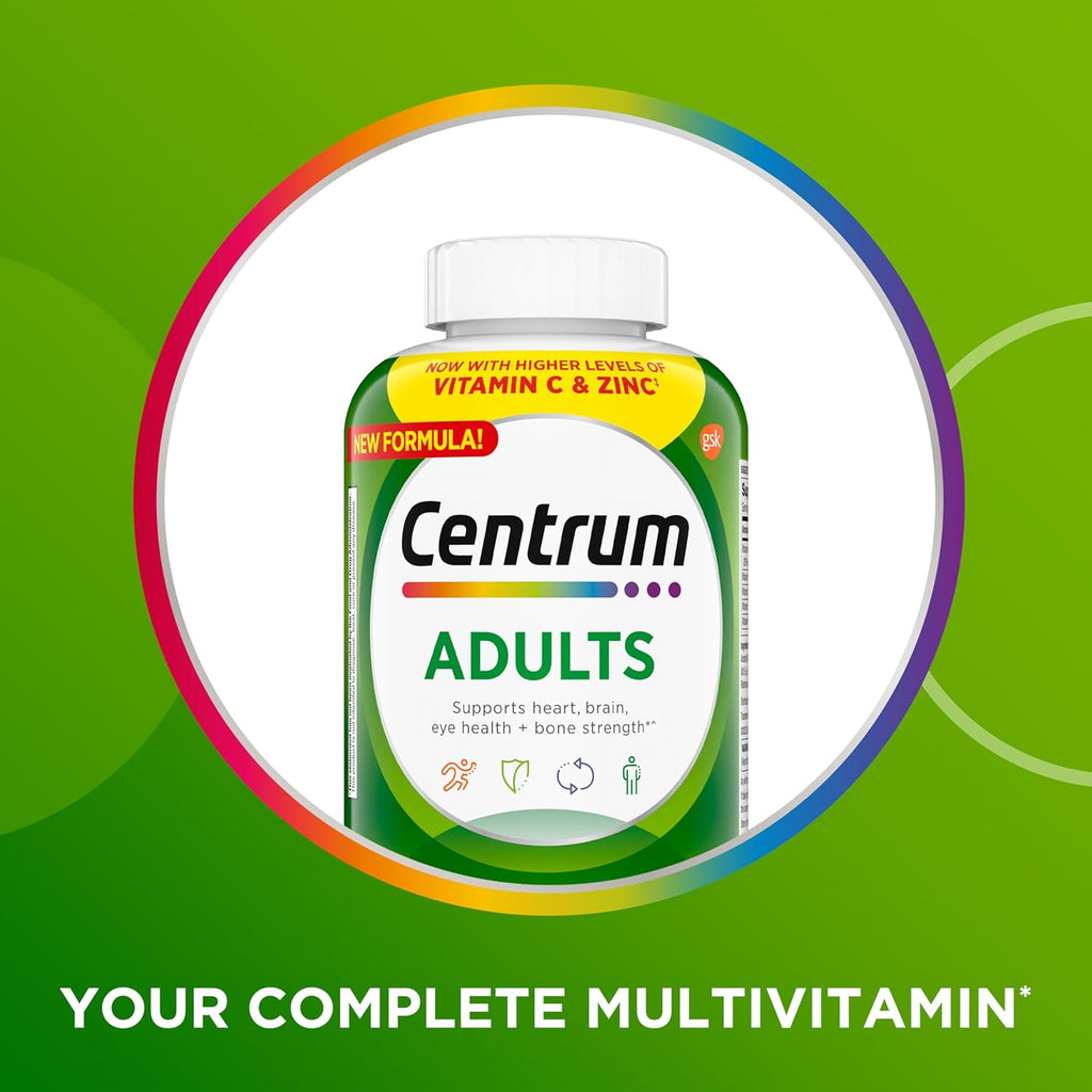 Centrum Adult Multivitamin Supplement with Vitamin D3, 200 Count U124