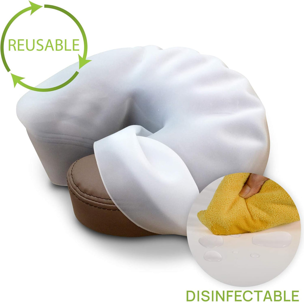 EARTHLITE Face Cradle Stretch Guard Silicone Cover, Clear O405