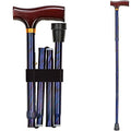 DMI Designer Folding Cane, Walking Cane, Foldable Cane for Men, Walking Cane for Women, Canes for Seniors, Adjustable Cane, Ergonomic Wood Handle Cane, Supports up to 250 Pounds, Floral