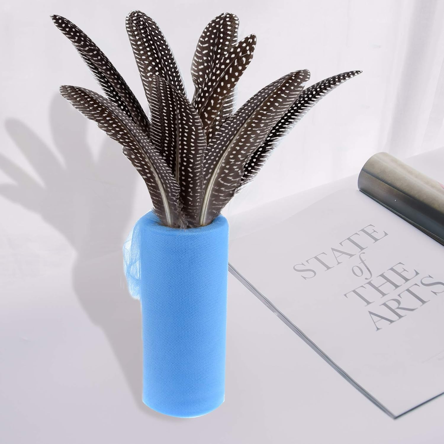 Dxhycc 50 Pcs Natural Spotted Pheasant Feathers for DIY Crafts S619667