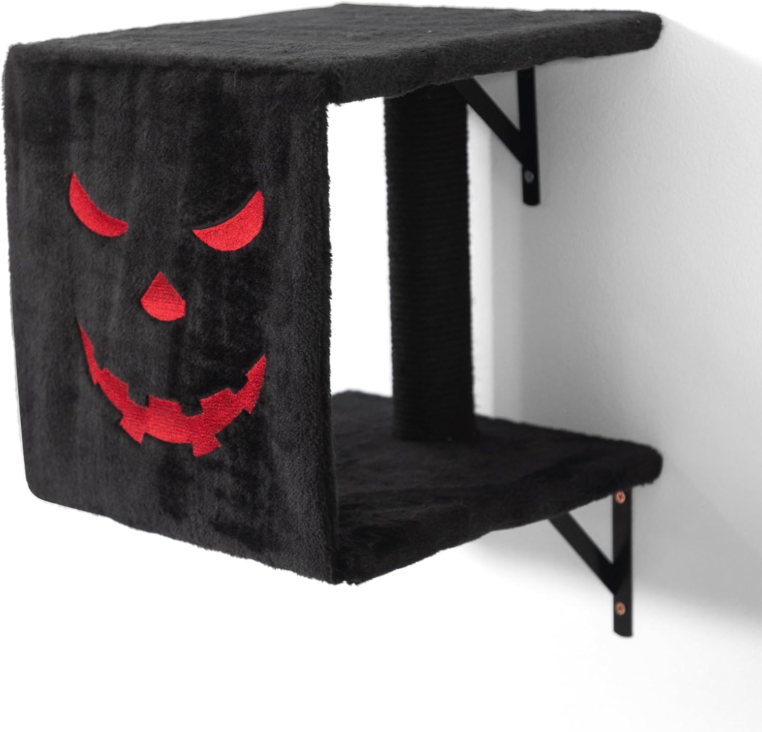 Gothic Wall-Mounted Cat Furniture Set 5-Piece with Shelves, Scratcher & Perch S419