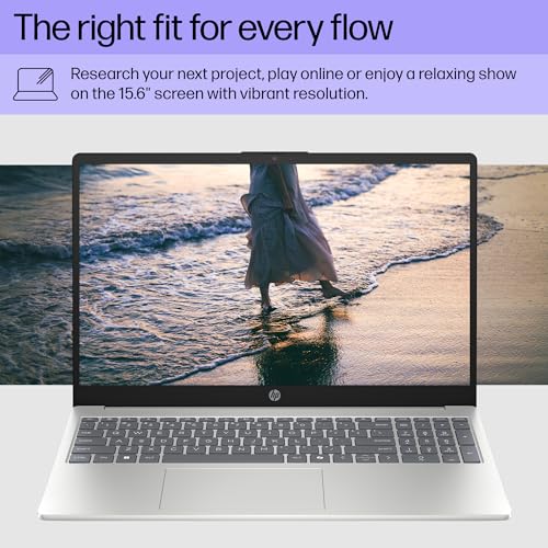 HP 15.6 inch Laptop, AMD Ryzen 5, 8GB RAM, 512GB SSD, Windows 11 B26838