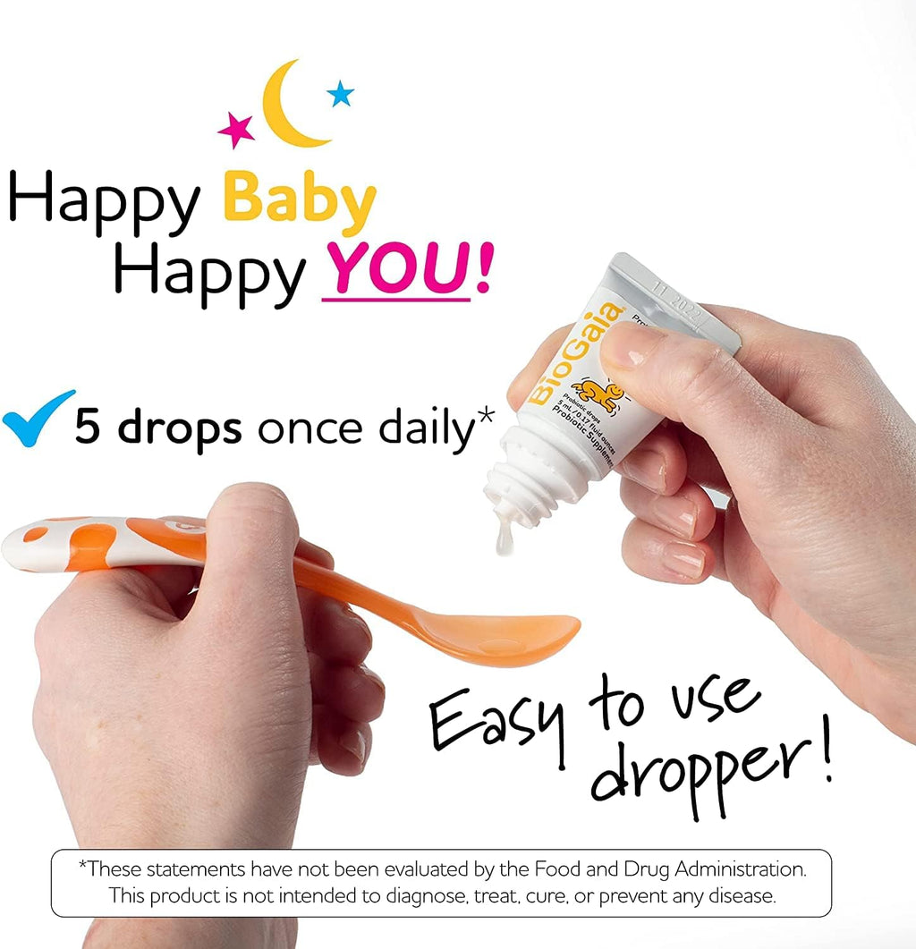 BioGaia Protectis Probiotic Drops for Baby Colic 5ml, Pack of 2 O715234