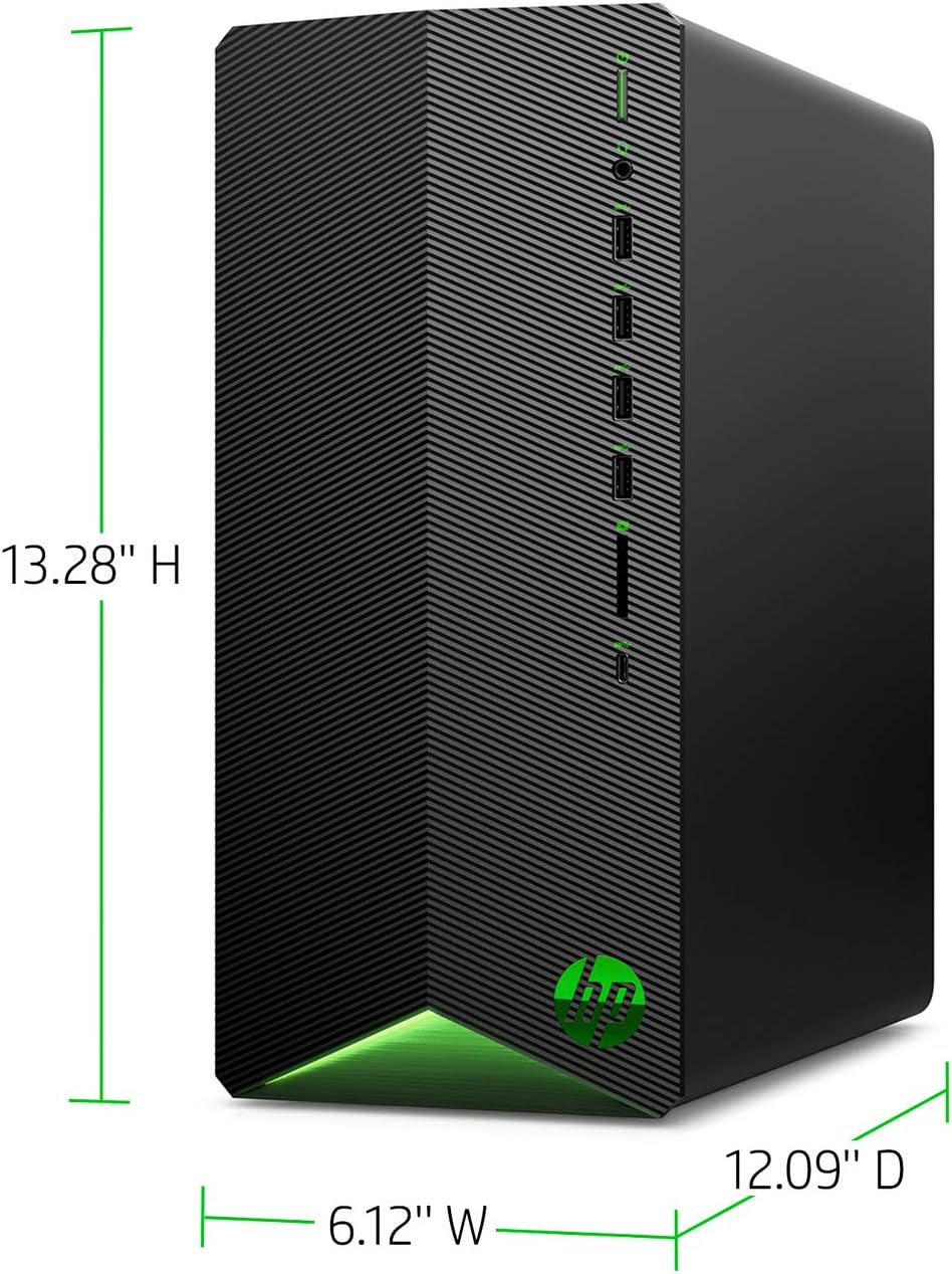 HP Pavilion Gaming Desktop, Intel Core i5, GTX 1650, 16GB RAM, 512GB SSD, Windows 11 E24633