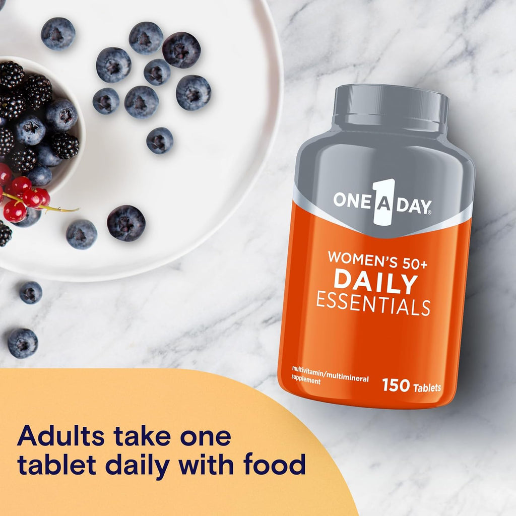 One-A-Day Multivitamin for Women 50+ Daily Essentials, 150 Count W30821