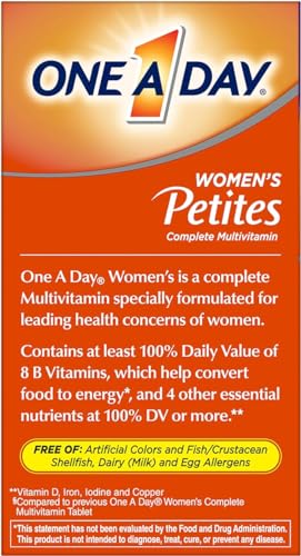 One A Day Women’s Petites Multivitamin Tablets, 160 Count W9178