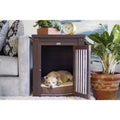 New Age Pet ecoFLEX Single Door Furniture Style Dog Crate &amp; End Table, Russet, 23 inch - Pet Supplies online store