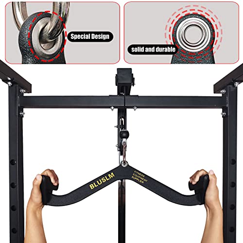 LAT Pull Down Bar for Cable Machine, Tricep Strength Training Handle M7875