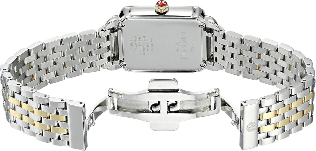 MICHELE Women's Deco Two Tone Swiss Quartz Watch Head H340957