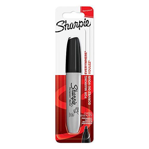 Sharpie Permanent Markers | Chisel Tip | Black | 2 Count