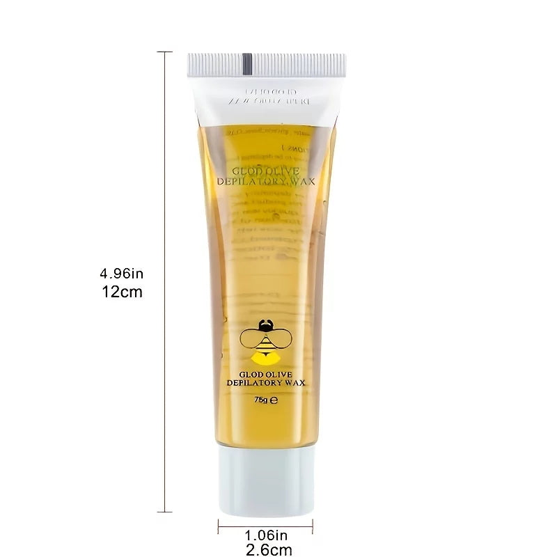 Body Sugar Wax Set Gentle Hair Removal, No Strips, No Heat, Water Soluble, 75g D505