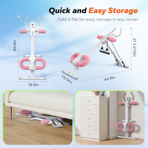 MERACH Ab Machine, Adjustable Ab Trainer for Home Gym O439978