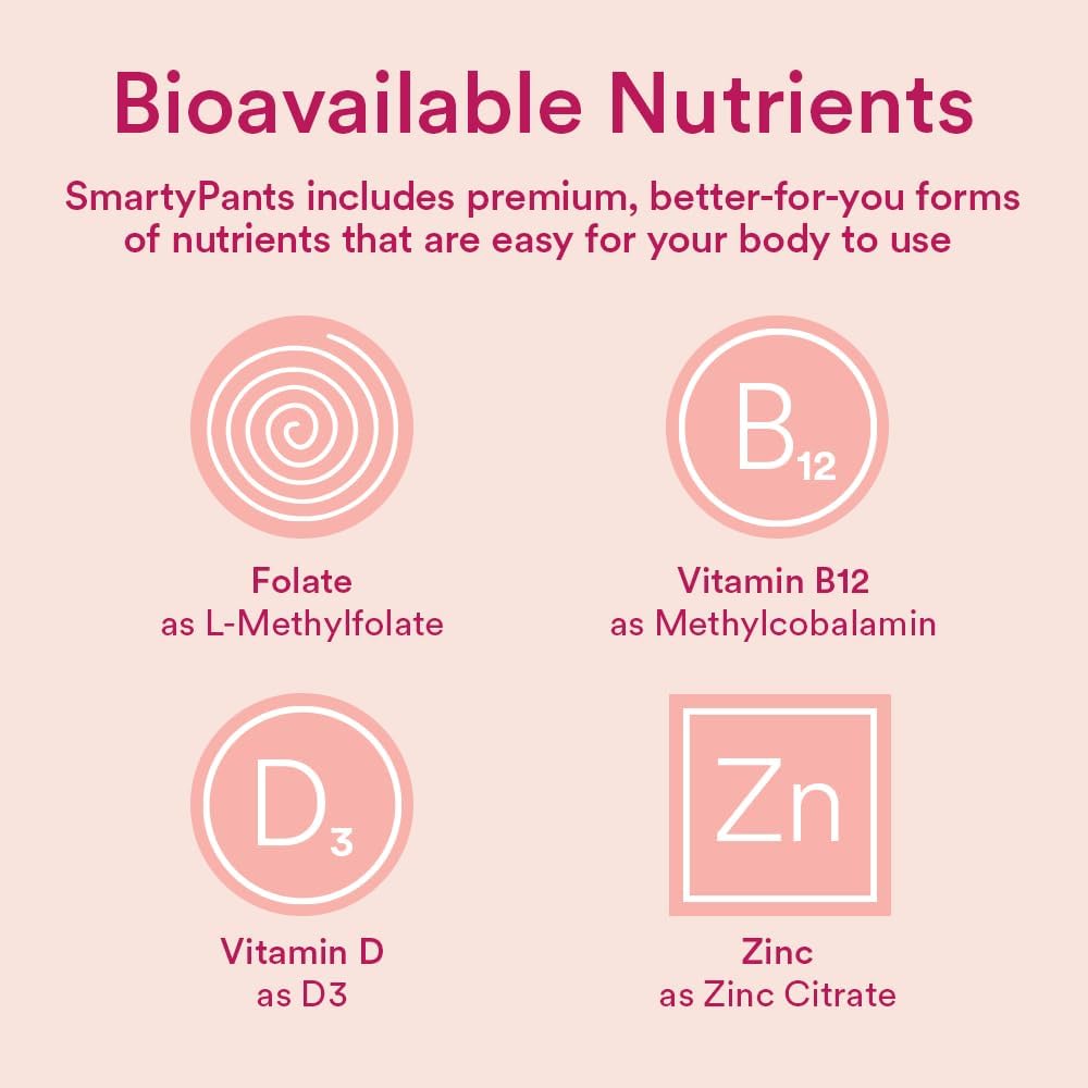 SmartyPants Women's Multivitamin Gummies, Omega 3, 120 Count R7008