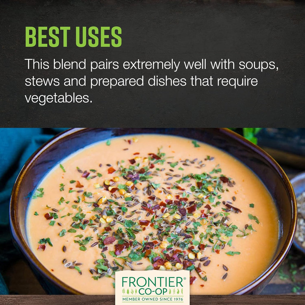Frontier Co-op Organic Vegetable Soup Blend 1lb Low Sodium V14953
