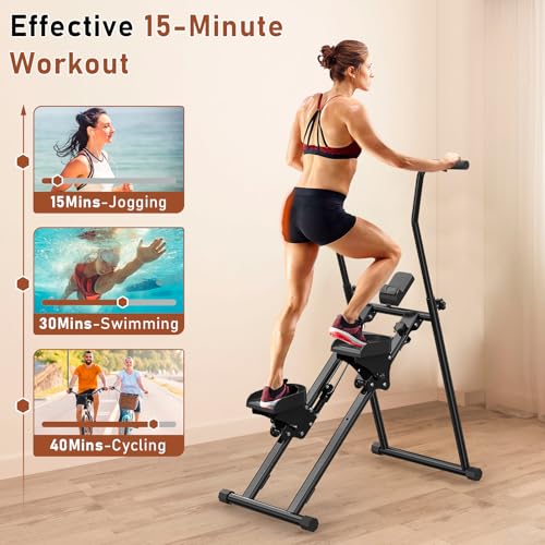 Foldable Stair Stepper with Large Pedal for Home Workout O485893