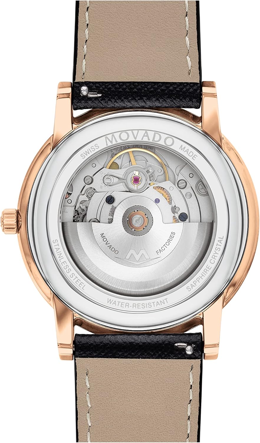 Movado Museum Classic Men's Watch - Swiss Automatic, 40mm, Calfskin Strap G269